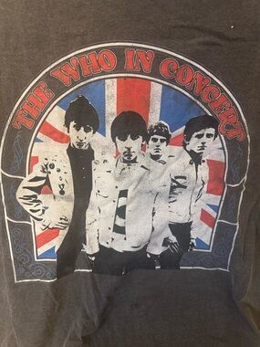 Men's The Who Concert Graphic Tee - Black